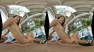 एड्रिया रे और उसकी कठोर चूत के साथ वर्चुअल सेक्स HD वीडियो में