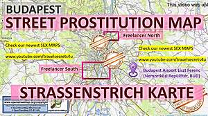 Peta seks di daerah lampu merah Budapest dengan pengiring dan pelacur