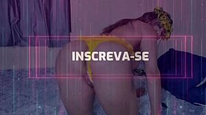 X-videoer Brasilien præsenterer et bi-seksuelt pars dampende møde i HD