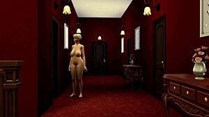 Hentai-navdihnjen skupinski seks v Sims 4