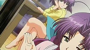 MILF macocha myje 18-letniego pasierba w nieocenzurowanym Hentai z anime w stylu 2D
